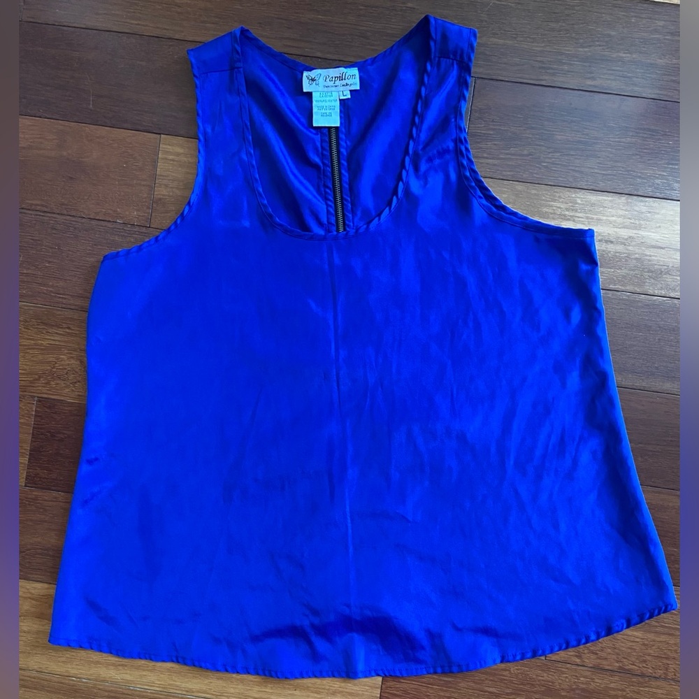 Papillon Camisole Shell Tank Top vivid blue Top